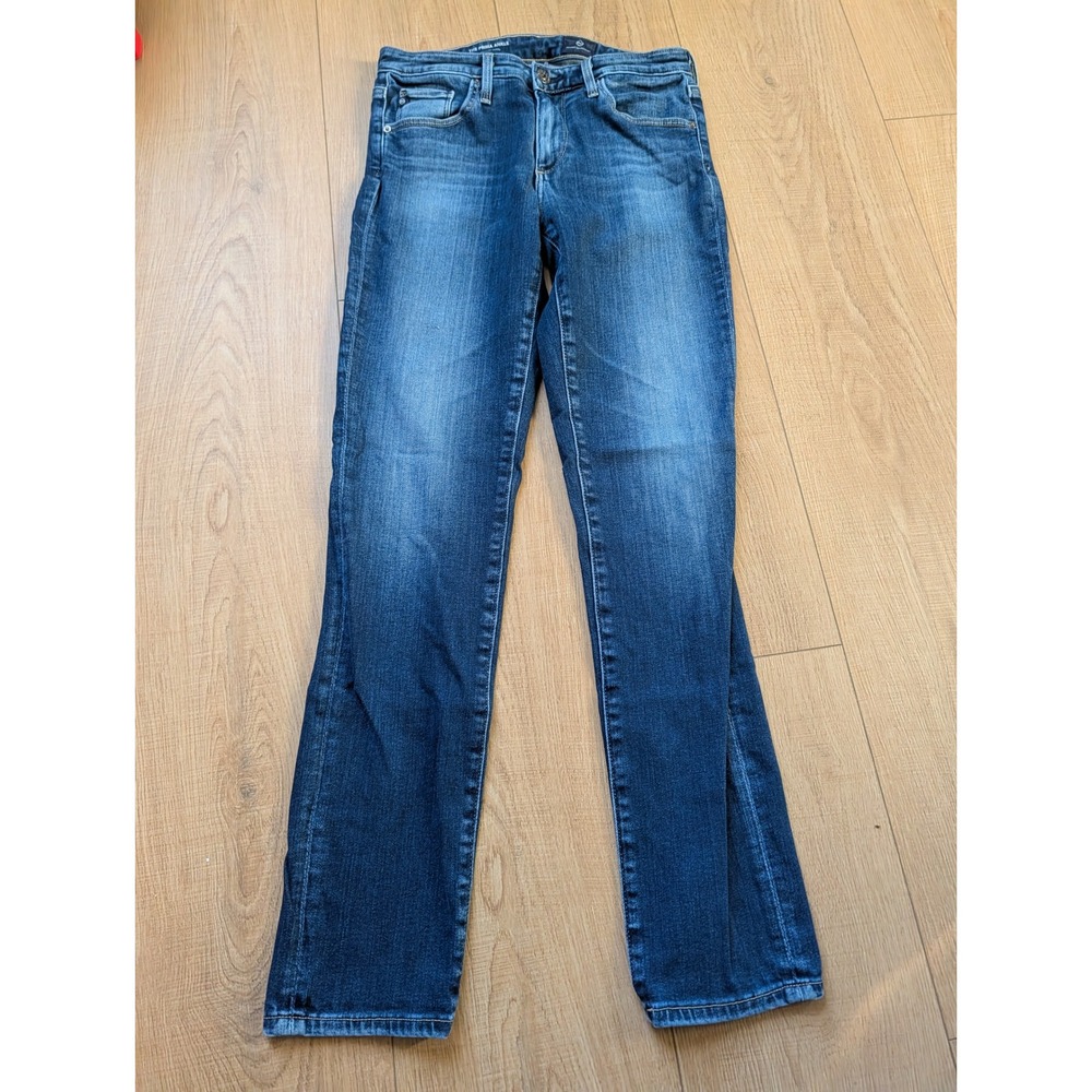 Adriano Goldschmied Womens 26R The Prima Ankle Skinny Medwash Cigarette Leg Jean